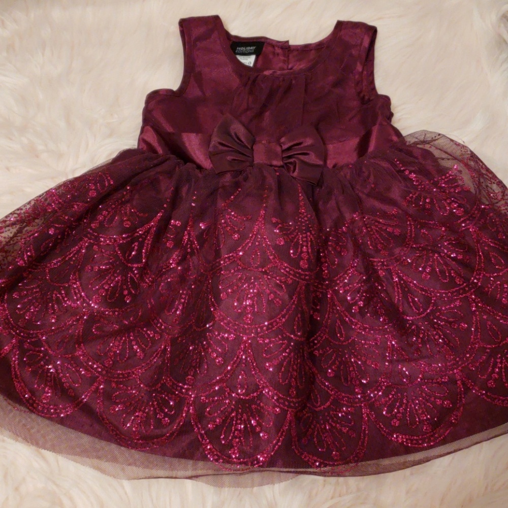 Beautiful plum party dress
